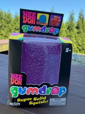 NeeDoh Gumdrop Super Solid Squish- Purple